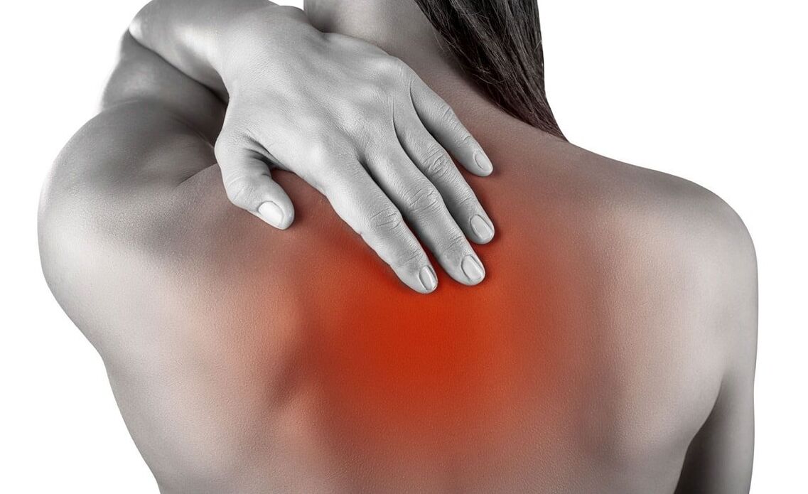 Nugaros skausmo lokalizacija būdinga krūtinės ląstos stuburo osteochondrozei
